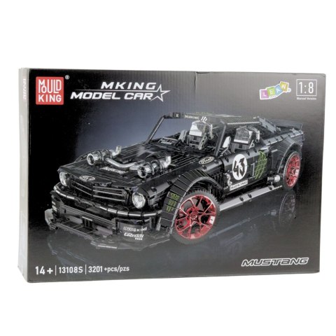 KLOCKI KONSTRUKCYJNE SAMOCHÓD SPORTOWY MUSTANG HOONICORN V2 ZESTAW 3201 EL.