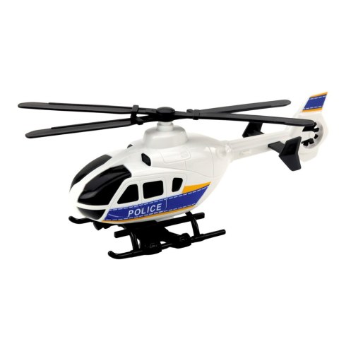 LAWETA CIĘŻARÓWKA INTERAKTYWNA POLICJA HELIKOPTER ŚWIATŁA DŹWIĘKI ZESTAW
