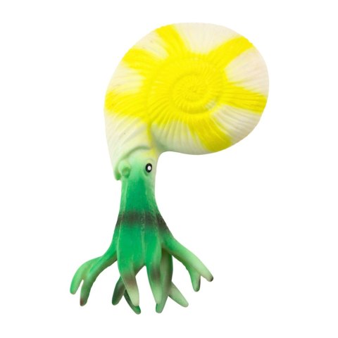 FIGURKI ZWIERZĘTA MORSKIE KRAB ROZGWIAZDA KAŁAMARNICA AMONIT ZESTAW 5 SZT.