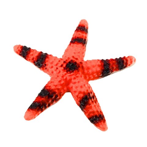 FIGURKI ZWIERZĘTA MORSKIE KRAB ROZGWIAZDA KAŁAMARNICA AMONIT ZESTAW 5 SZT.