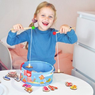 GRA ZRĘCZNOŚCIOWA ŁOWIENIE RYBEK WĘDKOWANIE EDUKACYJNE MOTORYCZNE KOLOROWE