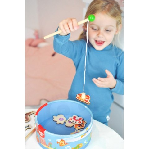 GRA ZRĘCZNOŚCIOWA ŁOWIENIE RYBEK WĘDKOWANIE EDUKACYJNE MOTORYCZNE KOLOROWE