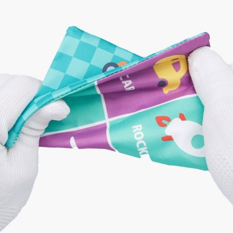 ZABAWKA EDUKACYJNA SENSORYCZNA PUDEŁECZKO CHUSTECZEK DLA DZIECI PREMIUM