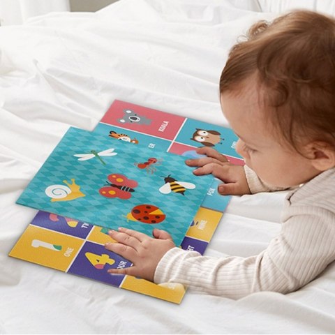 ZABAWKA EDUKACYJNA SENSORYCZNA PUDEŁECZKO CHUSTECZEK DLA DZIECI PREMIUM