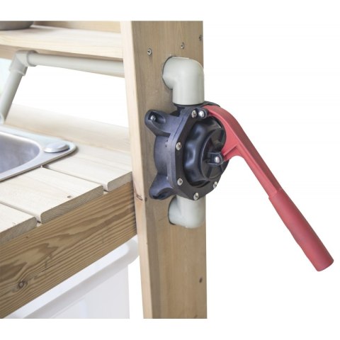 CLASSIC WORLD EDU Drewniany Zlew Kuchnia Błotna XXL z Obiegiem Wody