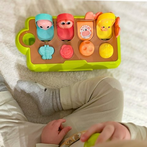 ZABAWKA EDUKACYJNA WYSKAKUJĄCE ZWIERZĄTKA SZCZĘŚLIWA FARMA DLA DZIECI