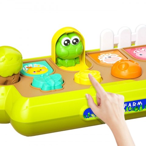 ZABAWKA EDUKACYJNA WYSKAKUJĄCE ZWIERZĄTKA SZCZĘŚLIWA FARMA DLA DZIECI