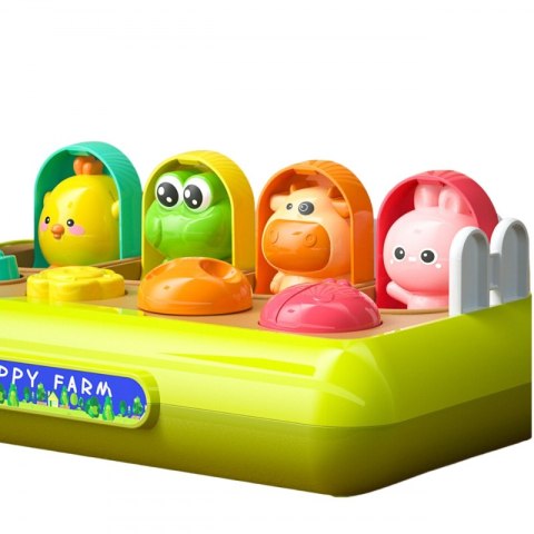 ZABAWKA EDUKACYJNA WYSKAKUJĄCE ZWIERZĄTKA SZCZĘŚLIWA FARMA DLA DZIECI