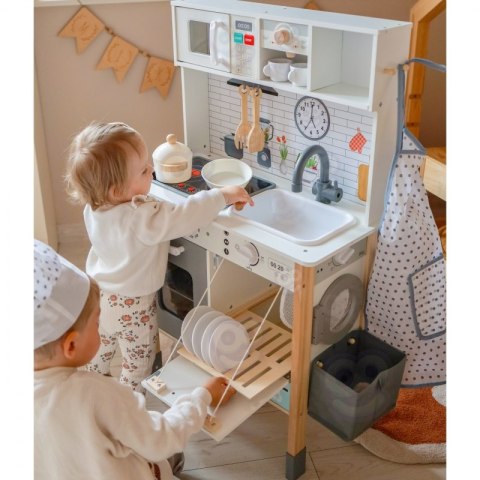 WOOPIE GREEN Drewniana Interaktywna Kuchnia 9w1 z Pralką i Tablicą