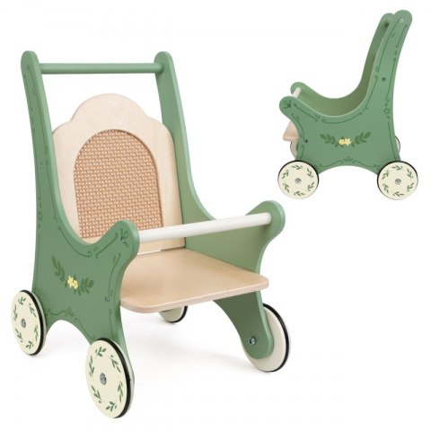 CLASSIC WORLD Drewniany Wózek Vintage dla Lalek CLASSIC WORLD Drewniany Wózek Vintage dla Lalek