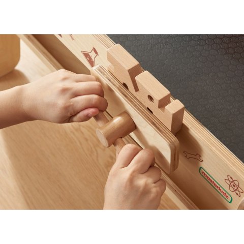 MASTERKIDZ Drewniany Warsztat XXL Montessori STEM z Narzędziami + Akcesoria