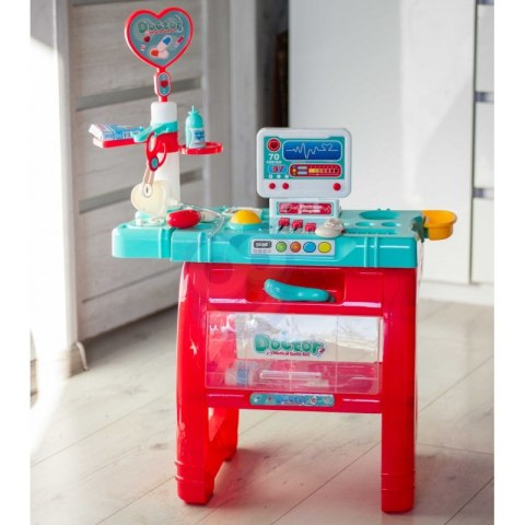 WOOPIE Gabinet Małego Lekarza Doktora Światło Dźwięk + 22 akc