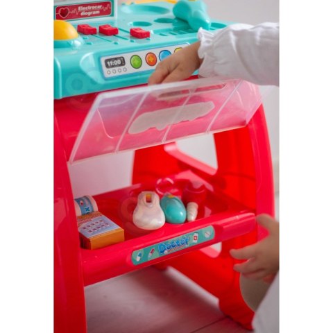 WOOPIE Gabinet Małego Lekarza Doktora Światło Dźwięk + 22 akc