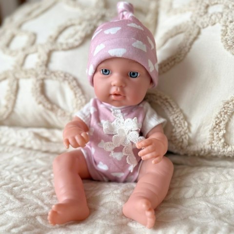 UROCZY BOBASEK LALKA W UBRANKU 36 CM DLA DZIECI ZABAWA NAUKA UMIEJĘTNOŚCI