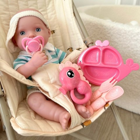 ZESTAW OPIEKUNKA LALKA BOBAS Z AKCESORIAMI KREATYWNY DLA DZIECI ZABAWA