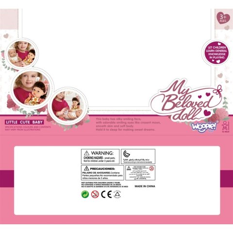 ZESTAW OPIEKUNKA LALKA BOBAS Z AKCESORIAMI KREATYWNY DLA DZIECI ZABAWA