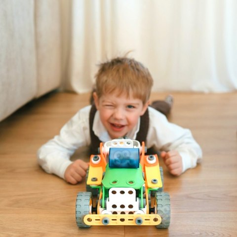 ZESTAW KLOCKI KONSTRUKCYJNE POJAZDY STEM 163 EL KREATYWNE DLA DZIECI