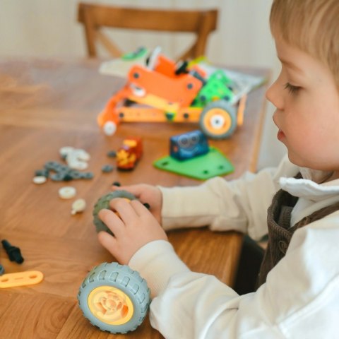 ZESTAW KLOCKI KONSTRUKCYJNE POJAZDY STEM 163 EL KREATYWNE DLA DZIECI