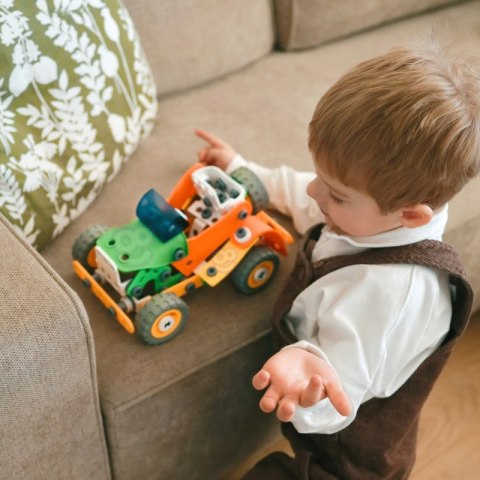 ZESTAW KLOCKI KONSTRUKCYJNE POJAZDY STEM 163 EL KREATYWNE DLA DZIECI