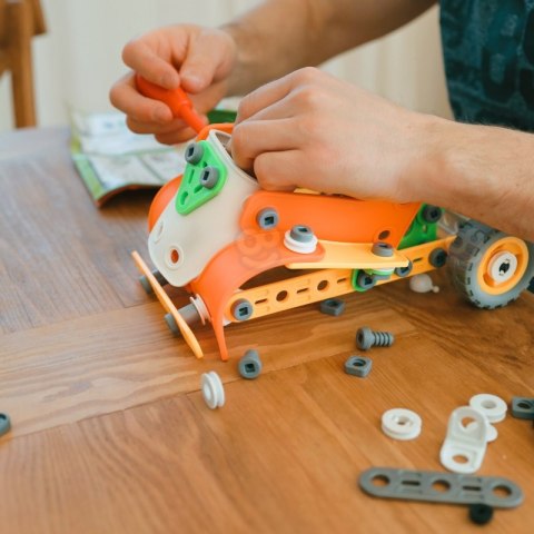 ZESTAW KLOCKI KONSTRUKCYJNE POJAZDY STEM 163 EL KREATYWNE DLA DZIECI