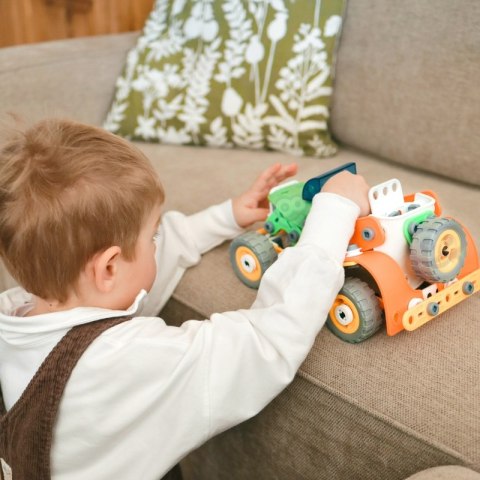 ZESTAW KLOCKI KONSTRUKCYJNE POJAZDY STEM 163 EL KREATYWNE DLA DZIECI