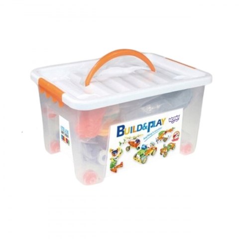 ZESTAW KLOCKI KONSTRUKCYJNE POJAZDY STEM 163 EL KREATYWNE DLA DZIECI