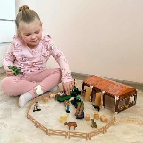 ZESTAW MAŁY FARMER XL FIGURKI GOSPODARSTWO KREATYWNE DLA DZIECI ZABAWA