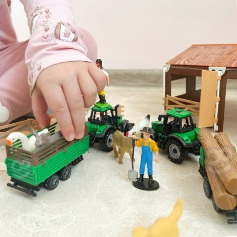 ZESTAW MAŁY FARMER XL FIGURKI GOSPODARSTWO KREATYWNE DLA DZIECI ZABAWA