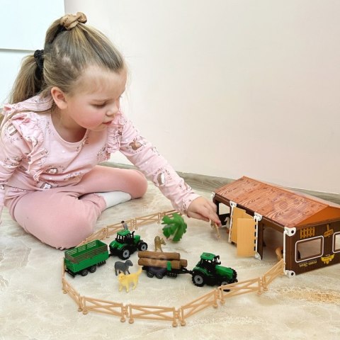 ZESTAW MAŁY FARMER XL FIGURKI GOSPODARSTWO KREATYWNE DLA DZIECI ZABAWA