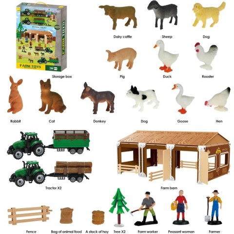 ZESTAW MAŁY FARMER XL FIGURKI GOSPODARSTWO KREATYWNE DLA DZIECI ZABAWA
