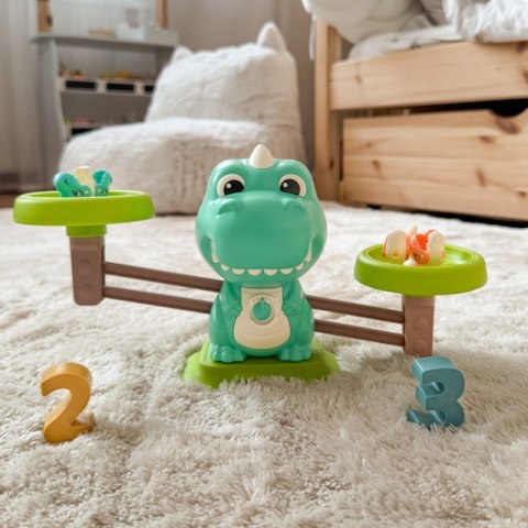 WAGA SZALKOWA RÓWNOWAŻNIA GRA ŁOWIENIE DINOZAURÓW RYBEK NAUKA LICZYDŁO