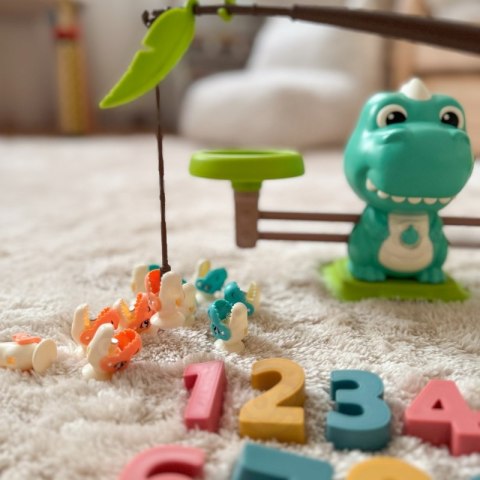 WAGA SZALKOWA RÓWNOWAŻNIA GRA ŁOWIENIE DINOZAURÓW RYBEK NAUKA LICZYDŁO