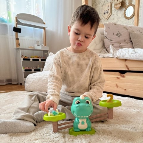 WAGA SZALKOWA RÓWNOWAŻNIA GRA ŁOWIENIE DINOZAURÓW RYBEK NAUKA LICZYDŁO