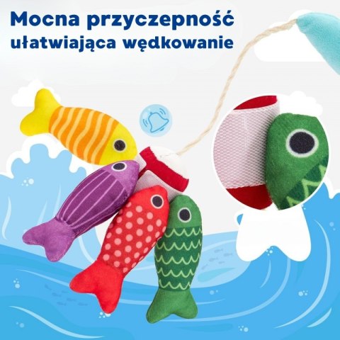 ZESTAW MAŁEGO WĘDKARZA NAUKA LICZENIA 22 EL EDUKACYJNE KREATYWNE MOTORYCZNE