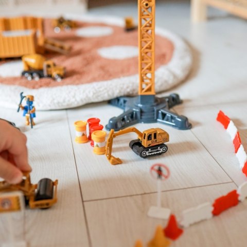 WOOPIE Samochód Ciężarowy 6w1 Zestaw Budowy Dźwig Resoraki Akcesoria