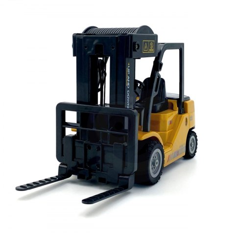 WÓZEK WIDŁOWY ZDALNIE STEROWANY 1:24 FUNKCJE PARA DŹWIĘKI ŚWIATŁA PILOT 2.4G