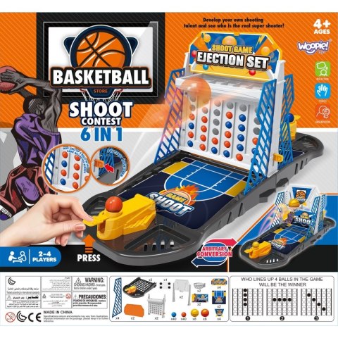 GRA ZRĘCZNOŚCIOWA MINI KOSZYKÓWKA EDUKACYJNE DLA DZIECI ZABAWA NAUKA