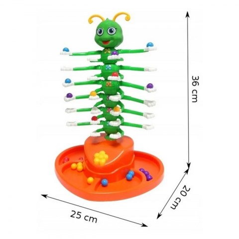 GRA ZRĘCZNOŚCIOWA TAŃCZĄCA STONOGA EDUKACYJNE KREATYWNA DLA DZIECI