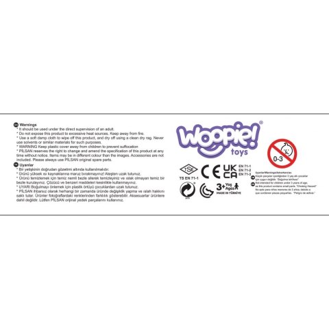 WOOPIE Klocki Konstrukcyjne XXL Zestaw z Samochodzikiem 43 el.