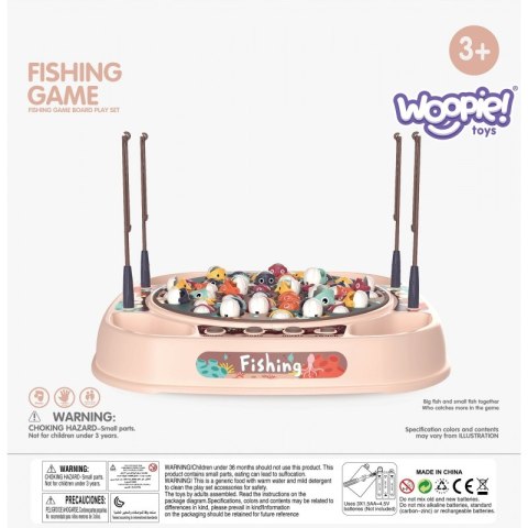 GRA ŁOWIENIE RYBEK DLA DZIECI ZESTAW WĘDKI 50 EL EDUKACYJNA WĘDKOWANIE