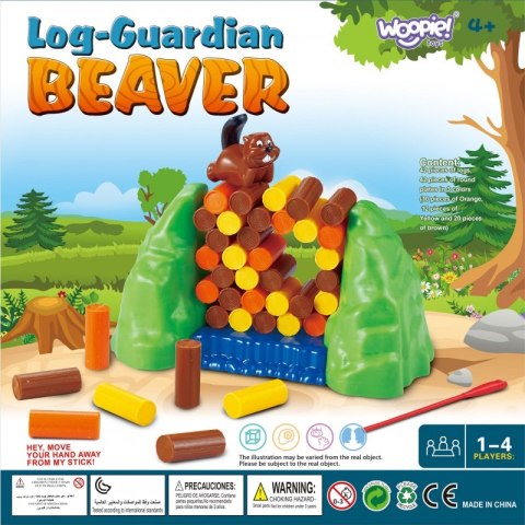 GRA ZRĘCZNOŚCIOWA TAMA SPADAJĄCY BÓBR EDUKACYJNA DLA DZIECI