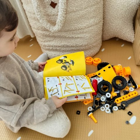 POJAZDY ZESTAW KONSTRUKCYJNY 8W1 KLOCKI STEAM KREATYWNE KONCENTRACJA