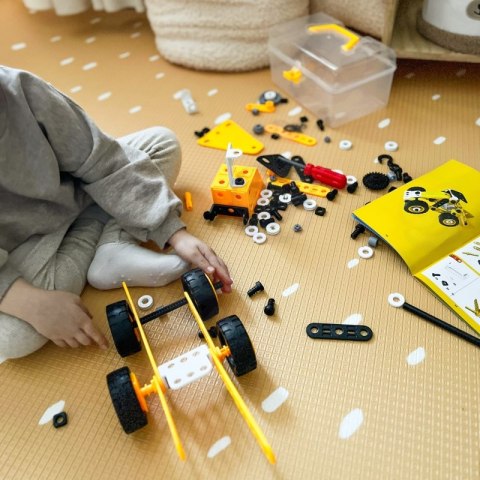 POJAZDY ZESTAW KONSTRUKCYJNY 8W1 KLOCKI STEAM KREATYWNE KONCENTRACJA