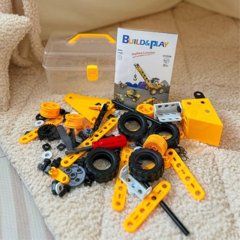 POJAZDY ZESTAW KONSTRUKCYJNY 8W1 KLOCKI STEAM KREATYWNE KONCENTRACJA