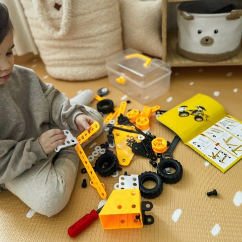 POJAZDY ZESTAW KONSTRUKCYJNY 8W1 KLOCKI STEAM KREATYWNE KONCENTRACJA