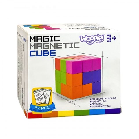 UKŁADANKA KOSTKA TETRIS Z ZESTAWEM KART EDUKACYJNA DLA DZIECI