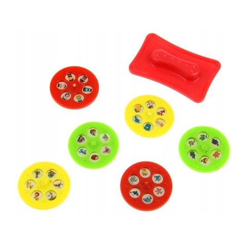 TABLICA DO RYSOWANIA PROJEKTOR RÓŻOWA ŻYRAFA FLAMASTRY KREATYWNE KOLOROWE