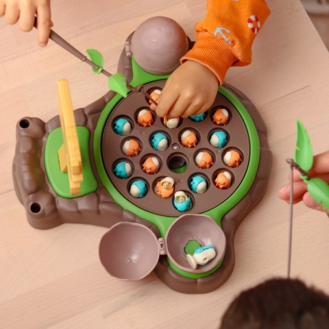 GRA ŁOWIENIE DINOZAURÓW RYBEK WĘDKI EDUKACYJNA DLA DZIECI ZABAWA