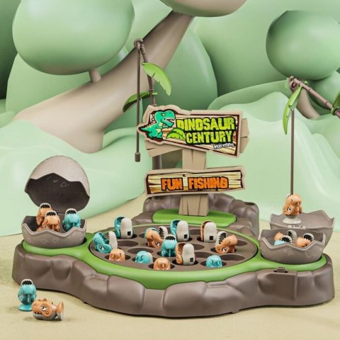 GRA ŁOWIENIE DINOZAURÓW RYBEK WĘDKI EDUKACYJNA DLA DZIECI ZABAWA