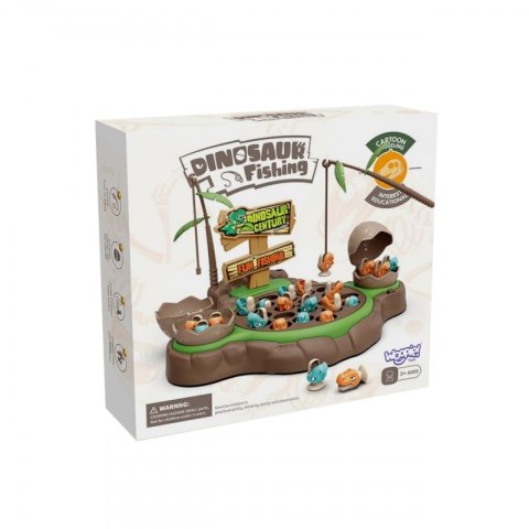 GRA ŁOWIENIE DINOZAURÓW RYBEK WĘDKI EDUKACYJNA DLA DZIECI ZABAWA